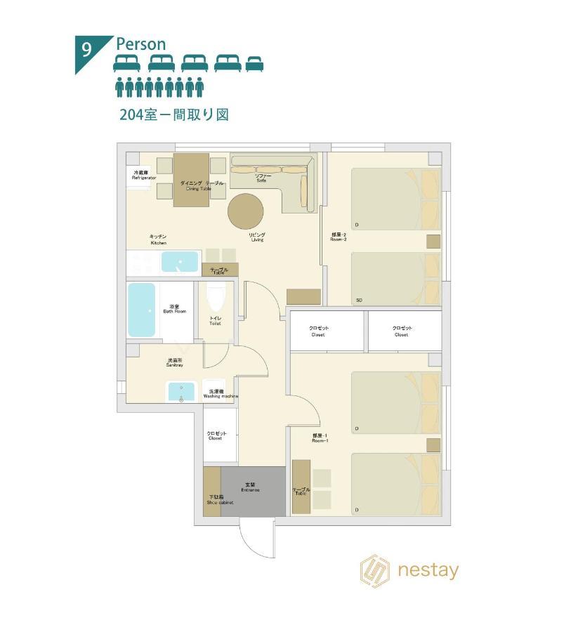 Nestay Suite Tokyo Tabata 03 Luaran gambar